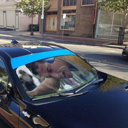 Gearhumans 3D Happy Gilmore Custom Auto Car Sunshade