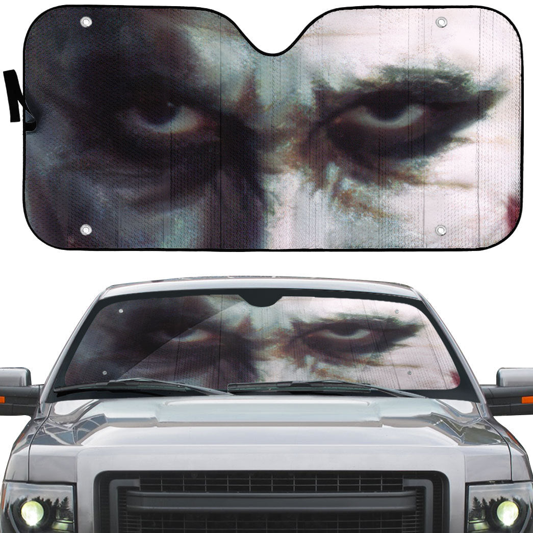 Gearhumans 3D I Am The Joker Custom Car Auto Sunshade