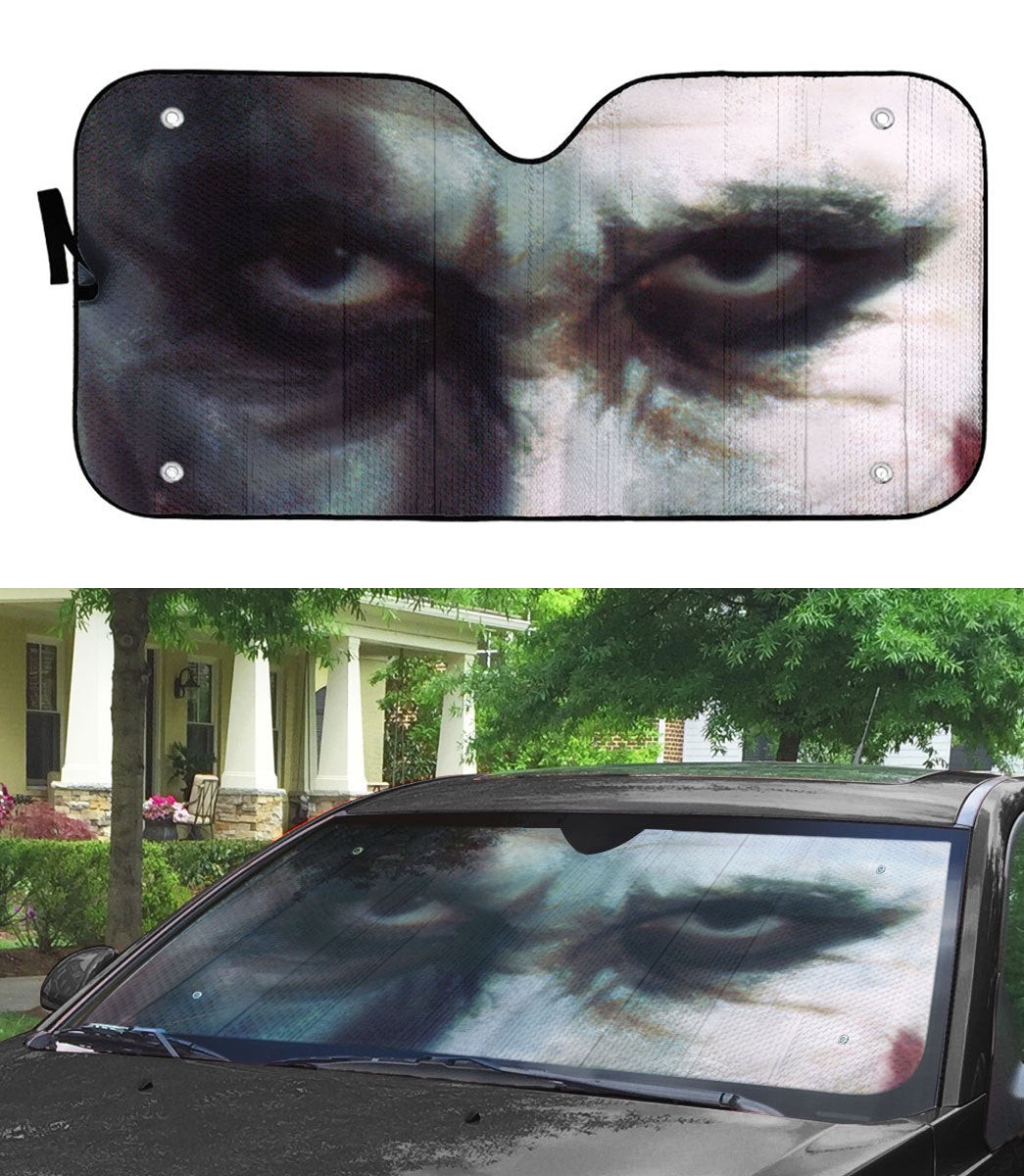 Gearhumans 3D I Am The Joker Custom Car Auto Sunshade