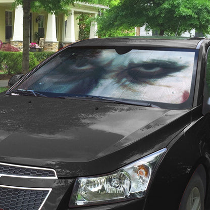 Gearhumans 3D I Am The Joker Custom Car Auto Sunshade