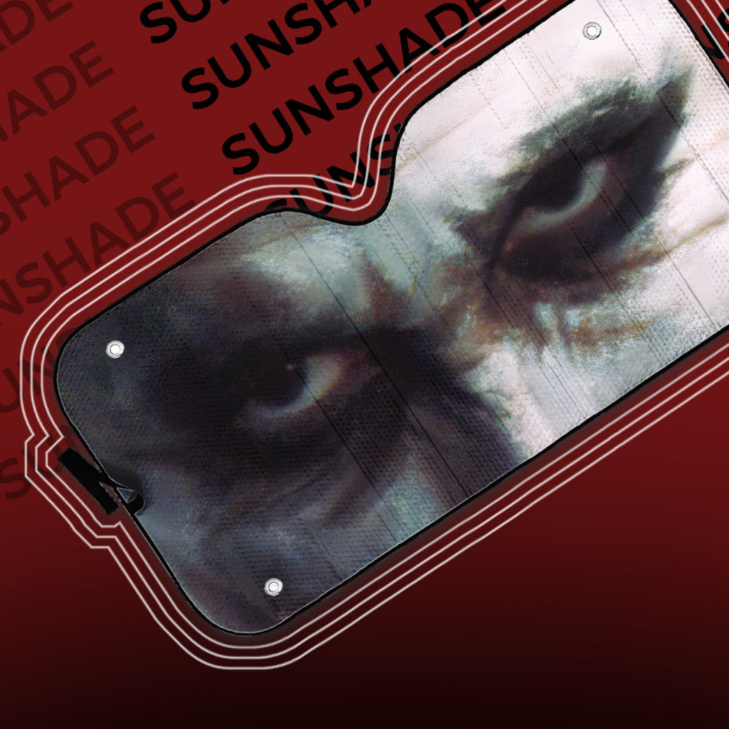 Gearhumans 3D I Am The Joker Custom Car Auto Sunshade