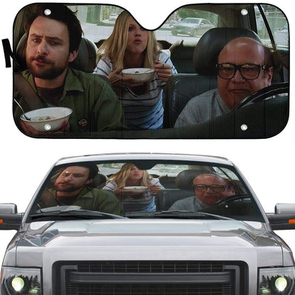 Gearhumans 3D It's Always Sunny In Philadelphia Custom Car Auto Sunshade