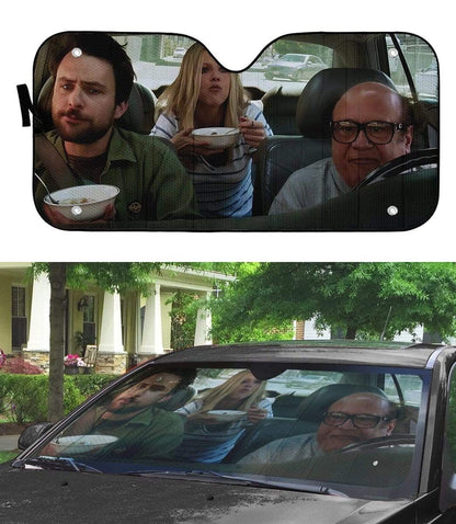 Gearhumans 3D It's Always Sunny In Philadelphia Custom Car Auto Sunshade