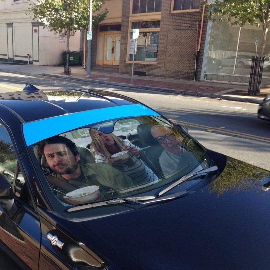 Gearhumans 3D It's Always Sunny In Philadelphia Custom Car Auto Sunshade
