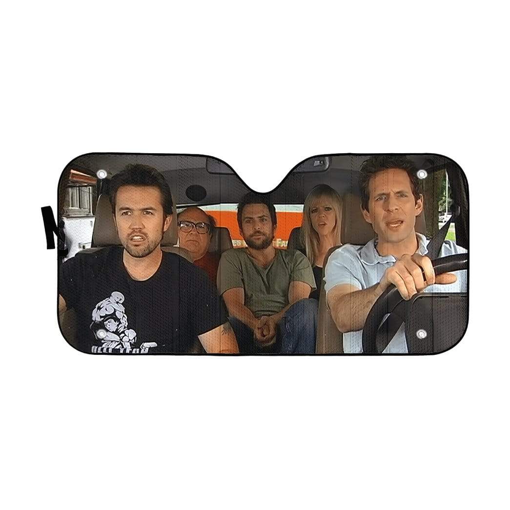 Gearhumans 3D It's Always Sunny In Philadelphia Custom Car Auto Sunshade