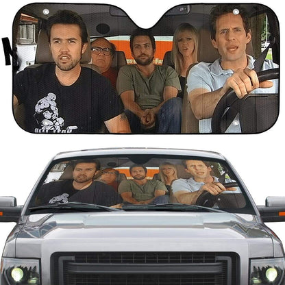 Gearhumans 3D It's Always Sunny In Philadelphia Custom Car Auto Sunshade