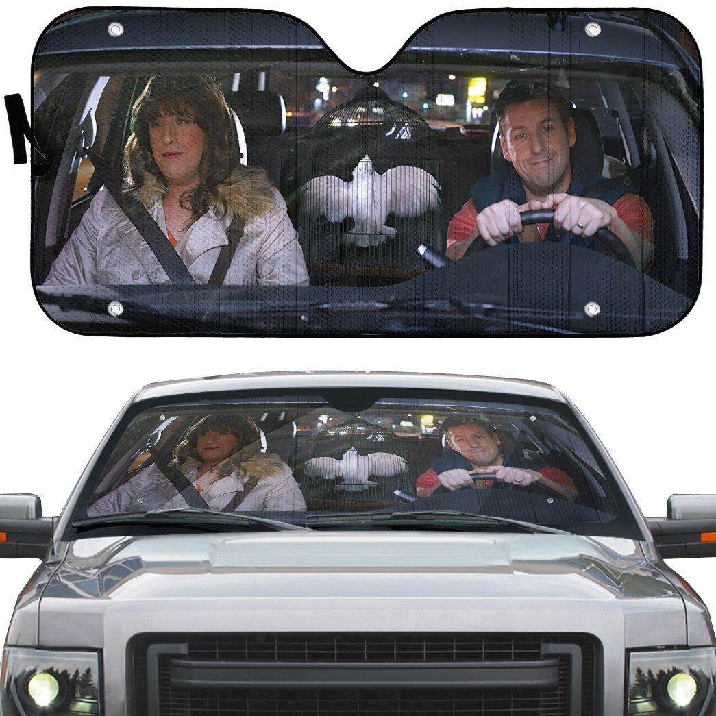 Gearhumans 3D Jack and Jill Custom Car Auto Sunshade