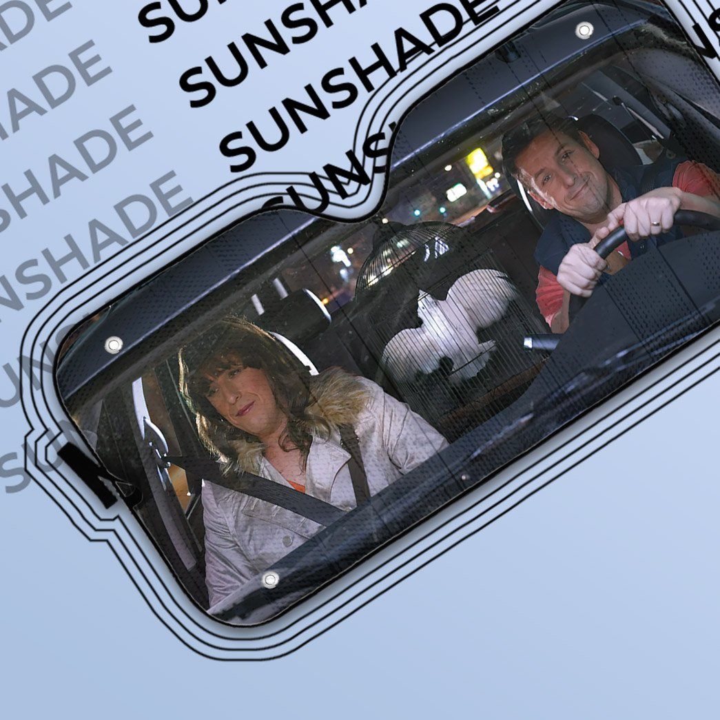 Gearhumans 3D Jack and Jill Custom Car Auto Sunshade