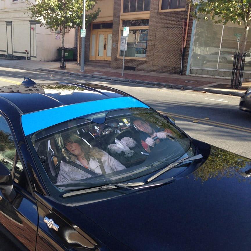Gearhumans 3D Jack and Jill Custom Car Auto Sunshade