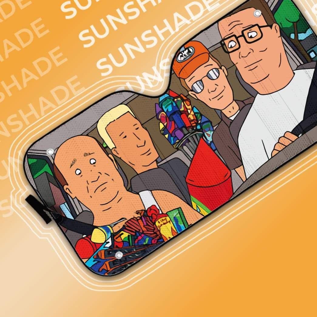 Gearhumans 3D King Of Hill Custom Car Auto Sunshade