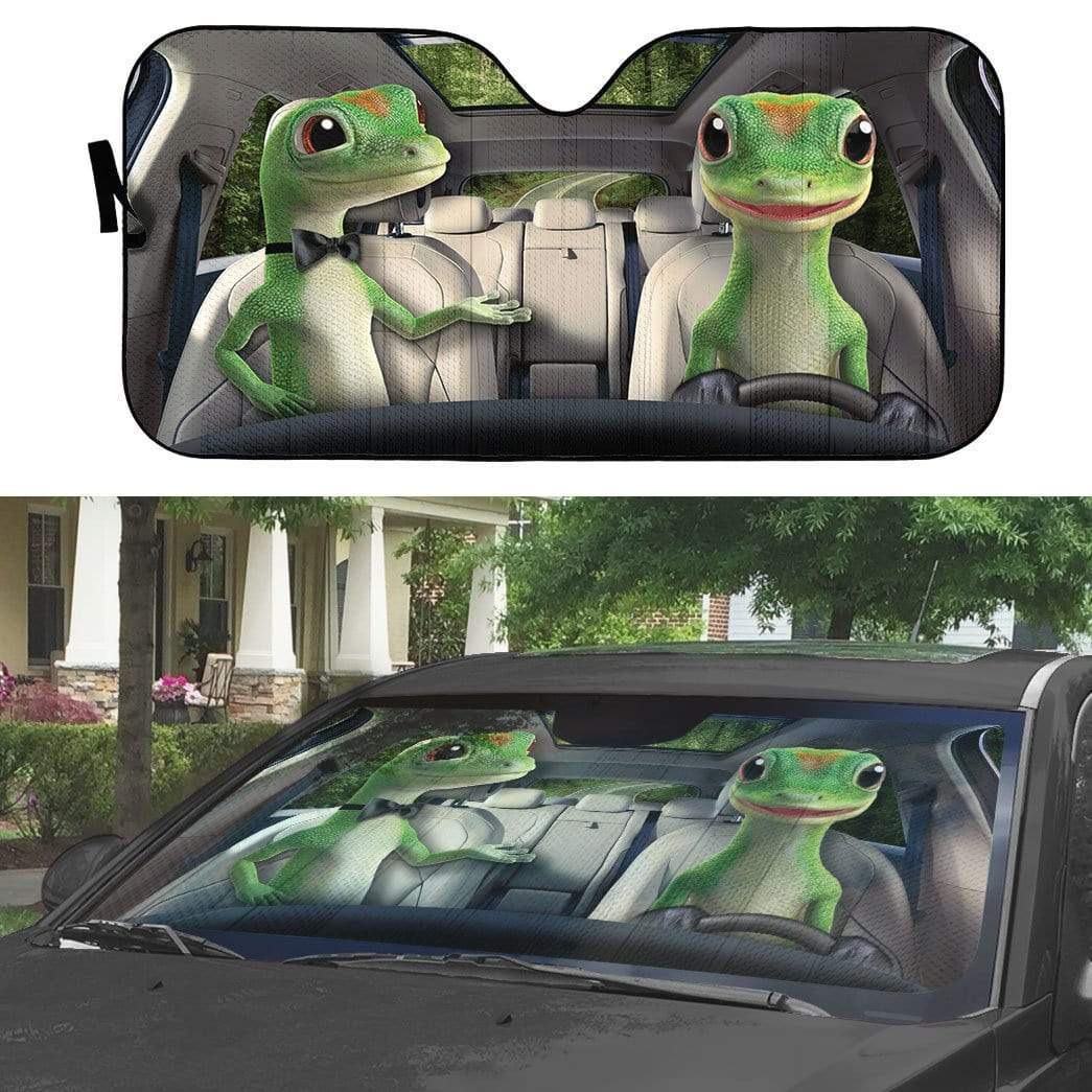 Gearhumans 3D Lizard Custom Car Auto Sunshade