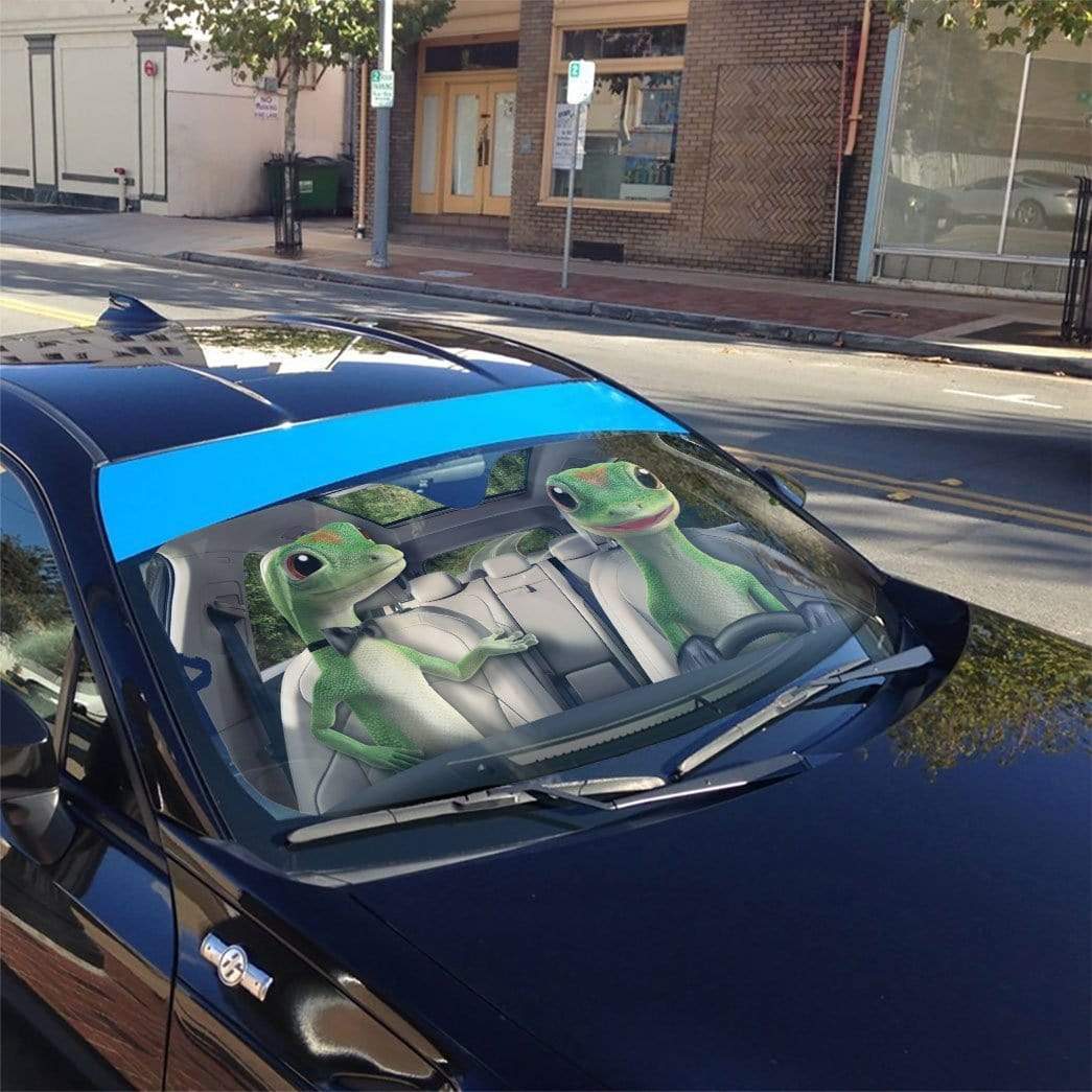Gearhumans 3D Lizard Custom Car Auto Sunshade