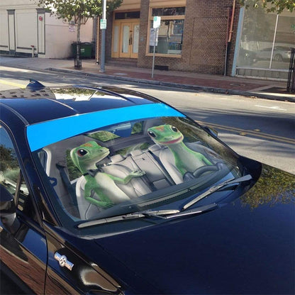 Gearhumans 3D Lizard Custom Car Auto Sunshade