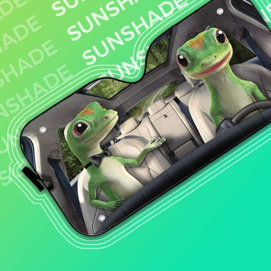 Gearhumans 3D Lizard Custom Car Auto Sunshade
