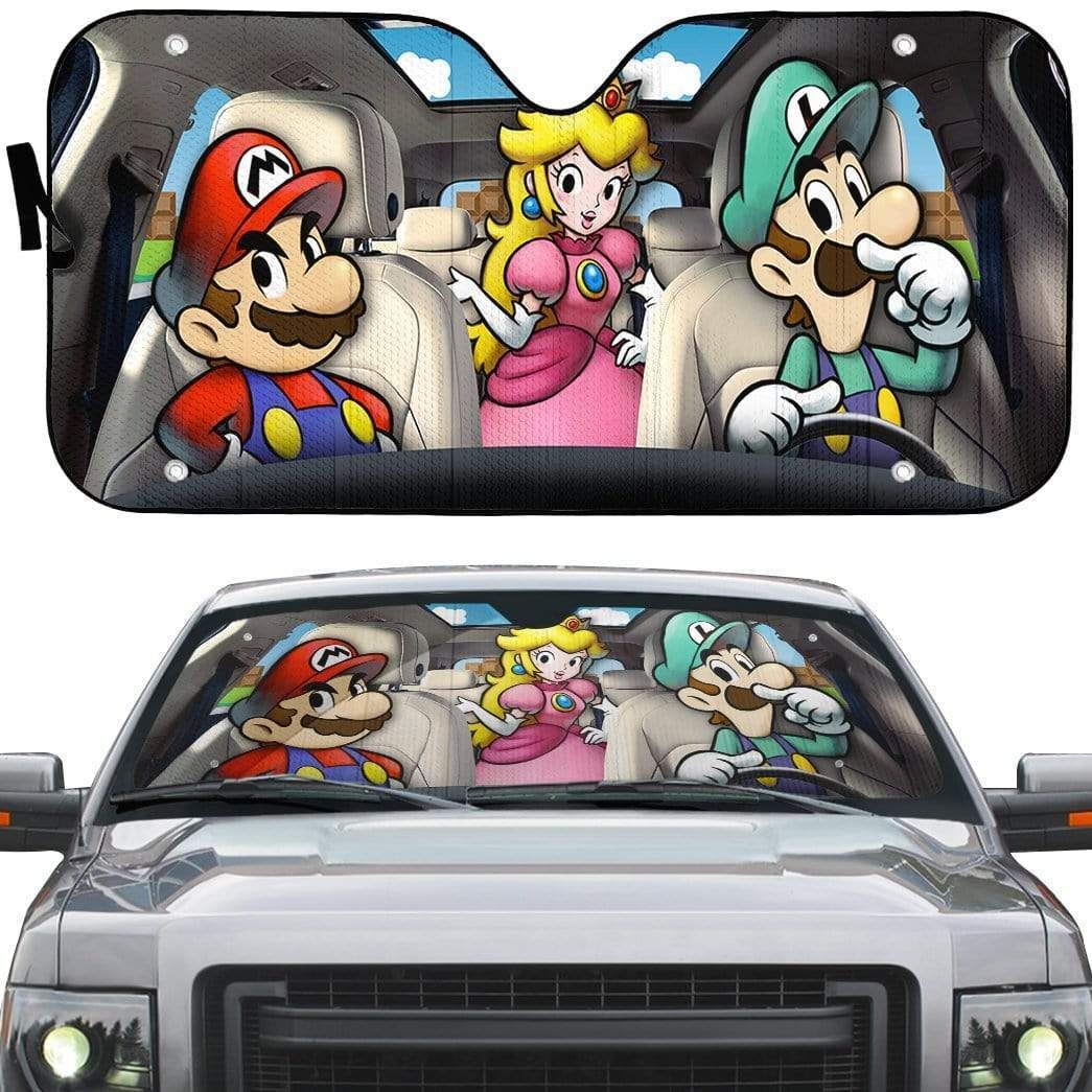 Gearhumans 3D Mario Kart Custom Car Auto Sunshade