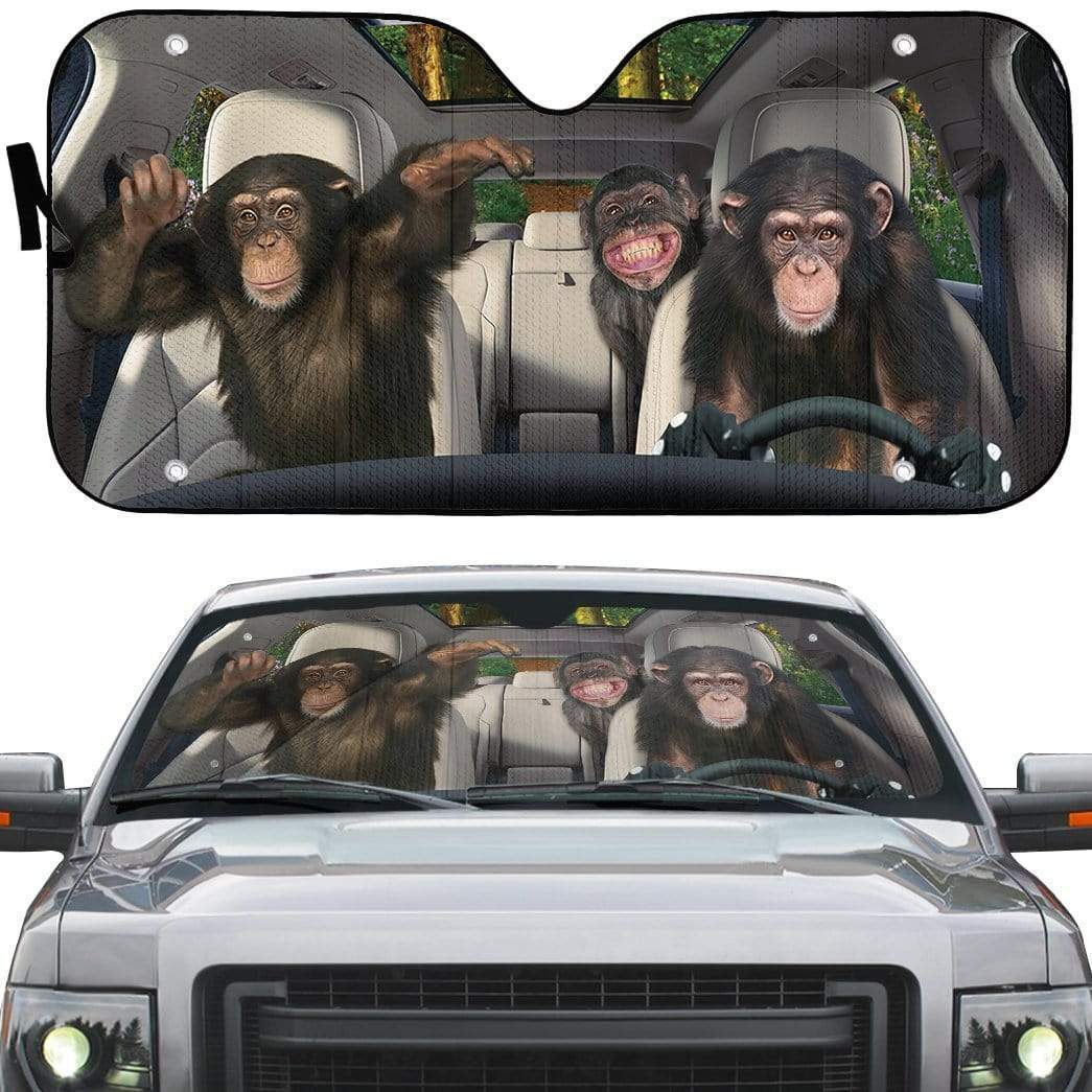 Gearhumans 3D Monkey King Custom Car Auto Sunshade