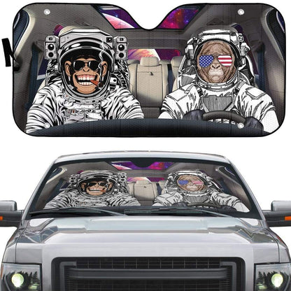 Gearhumans 3D Monkey King Custom Car Auto Sunshade