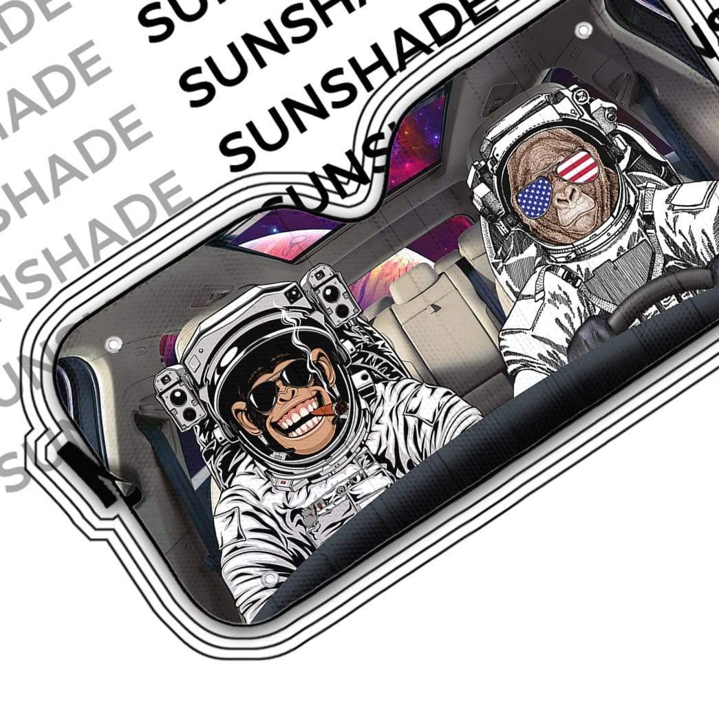 Gearhumans 3D Monkey King Custom Car Auto Sunshade