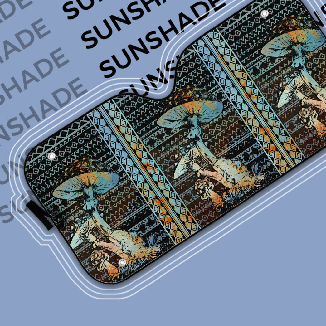 Gearhumans 3D Mushroom Car Auto Sunshade
