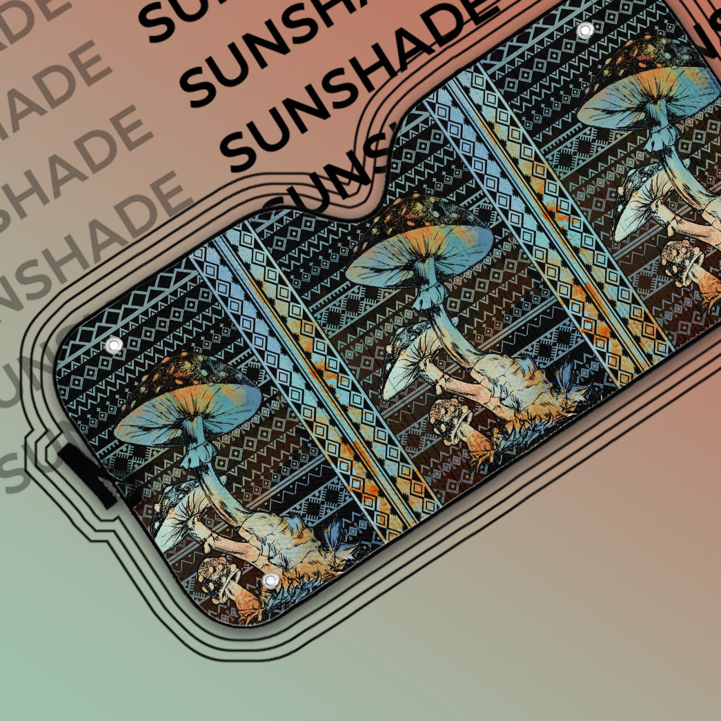 Gearhumans 3D Mushroom Car Auto Sunshade