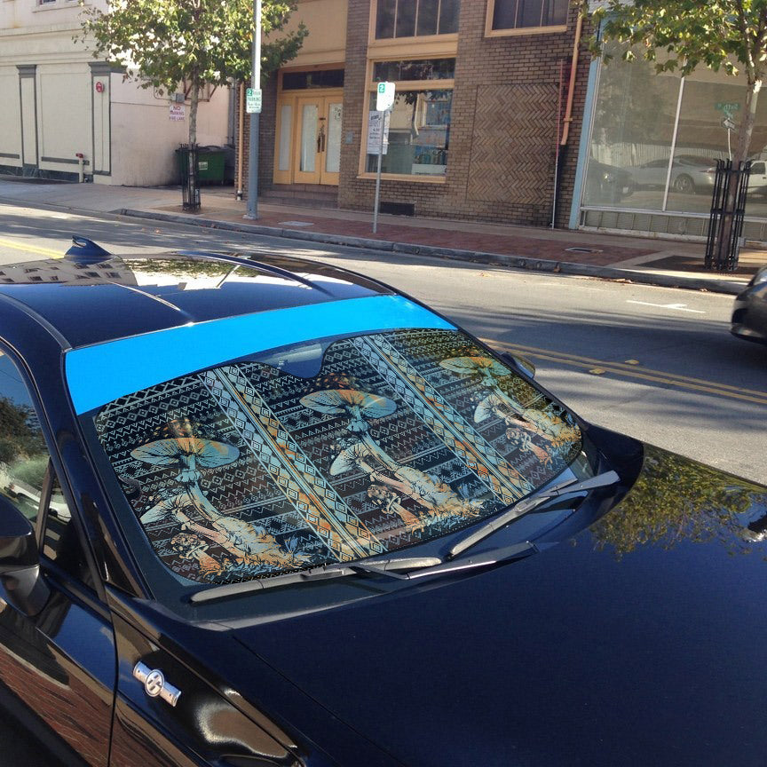 Gearhumans 3D Mushroom Car Auto Sunshade