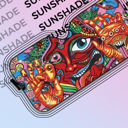 Gearhumans 3D Mysterious Hippie Custom Sunshade