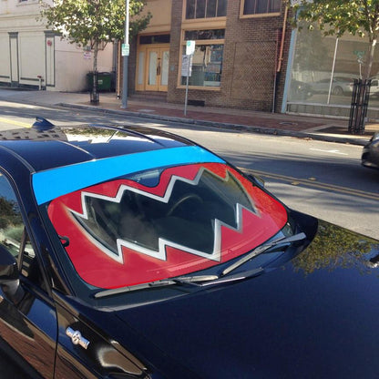 Gearhumans 3D Power Rangers Dino Thunder Red Ranger Helmet Custom Car Auto Sunshade