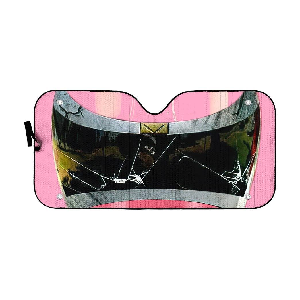 Gearhumans 3D Power Rangers In Space Pink Ranger Custom Car Auto Sunshade