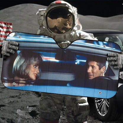 Gearhumans 3D Pretty Woman Custom Car Auto Sunshade