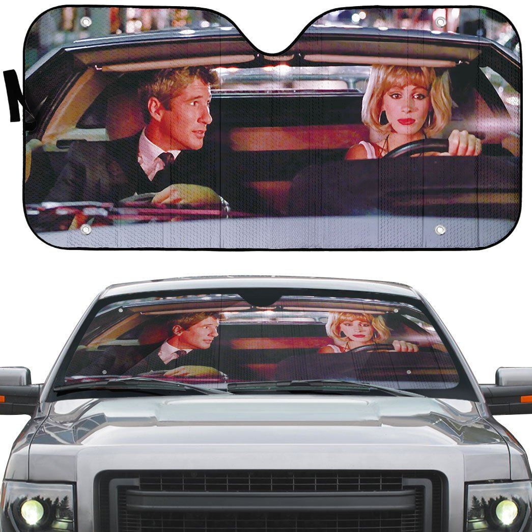 Gearhumans 3D Pretty Woman Custom Car Auto Sunshade