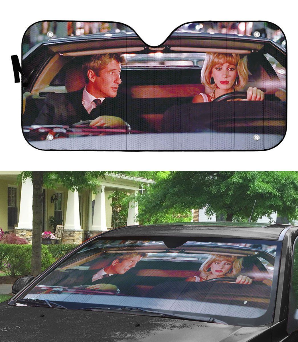 Gearhumans 3D Pretty Woman Custom Car Auto Sunshade