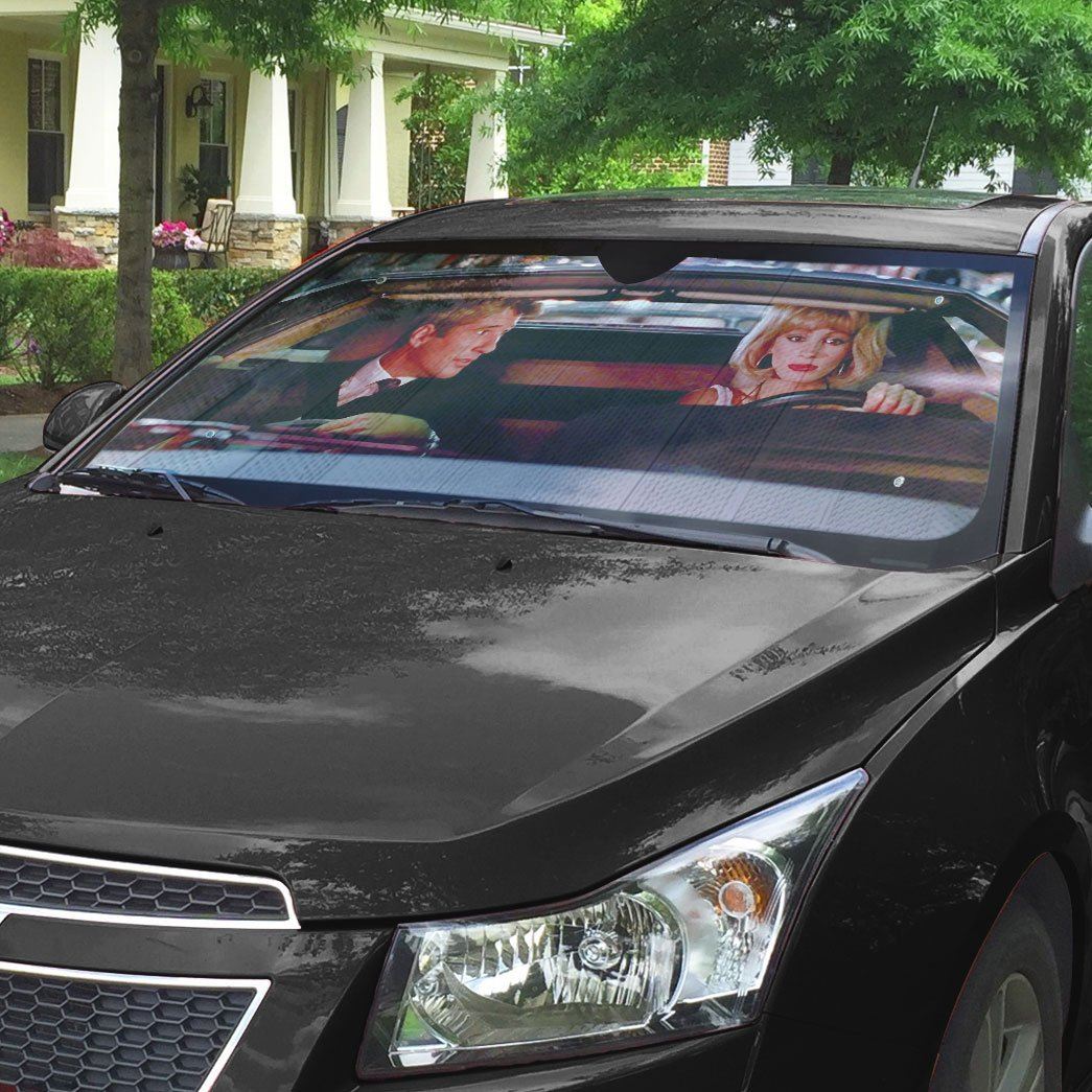 Gearhumans 3D Pretty Woman Custom Car Auto Sunshade