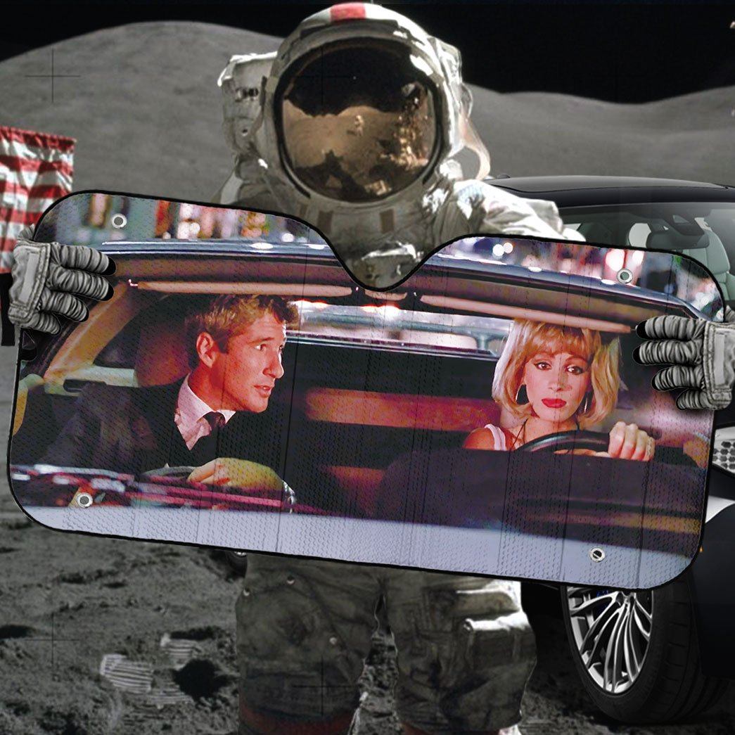 Gearhumans 3D Pretty Woman Custom Car Auto Sunshade