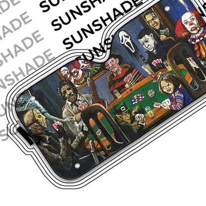 Gearhumans 3D Scary Play Together Custom Car Auto Sunshade