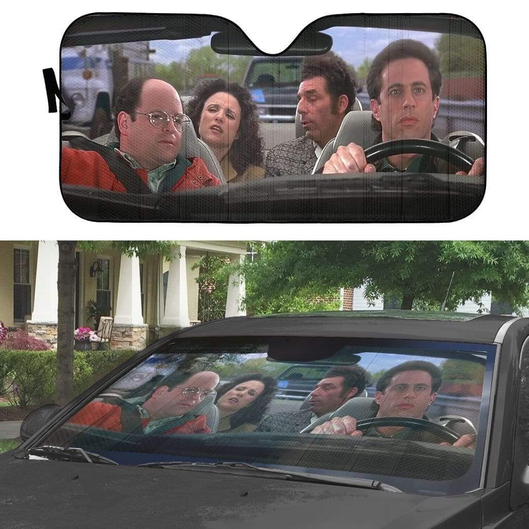 Gearhumans 3D Seinfeld Custom Car Auto Sunshade