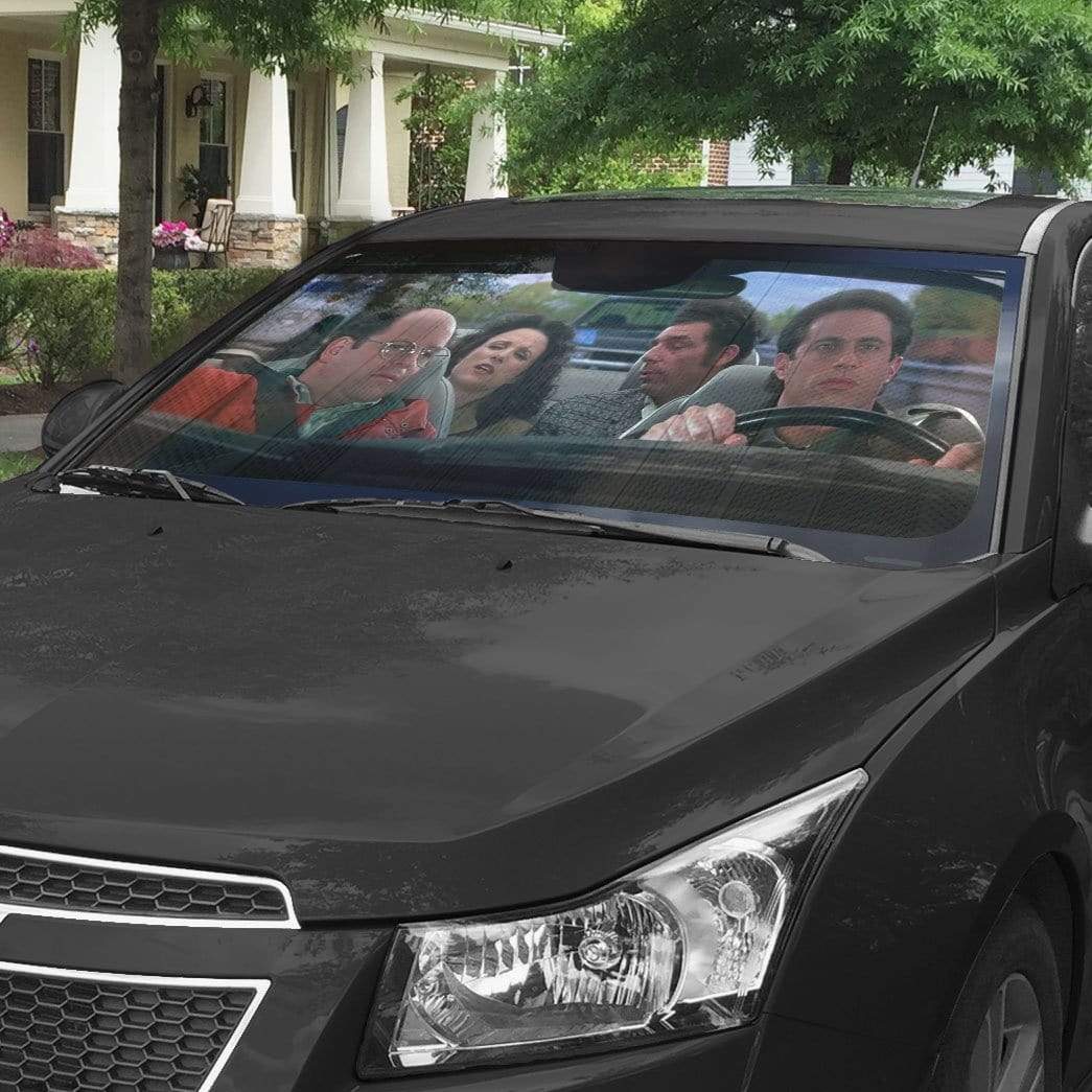 Gearhumans 3D Seinfeld Custom Car Auto Sunshade