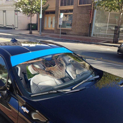 Gearhumans 3D Sloths Custom Car Auto Sunshade