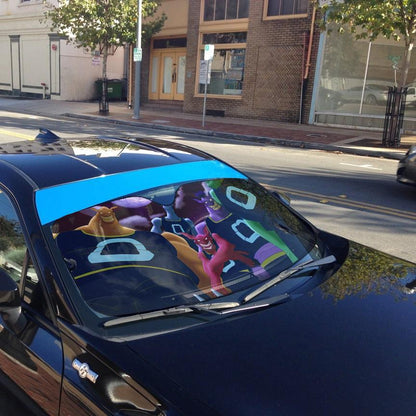 Gearhumans 3D Space Jam Car Auto Sunshade