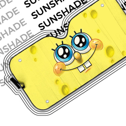 Gearhumans 3D SpongeBob Custom Car Auto Sunshade