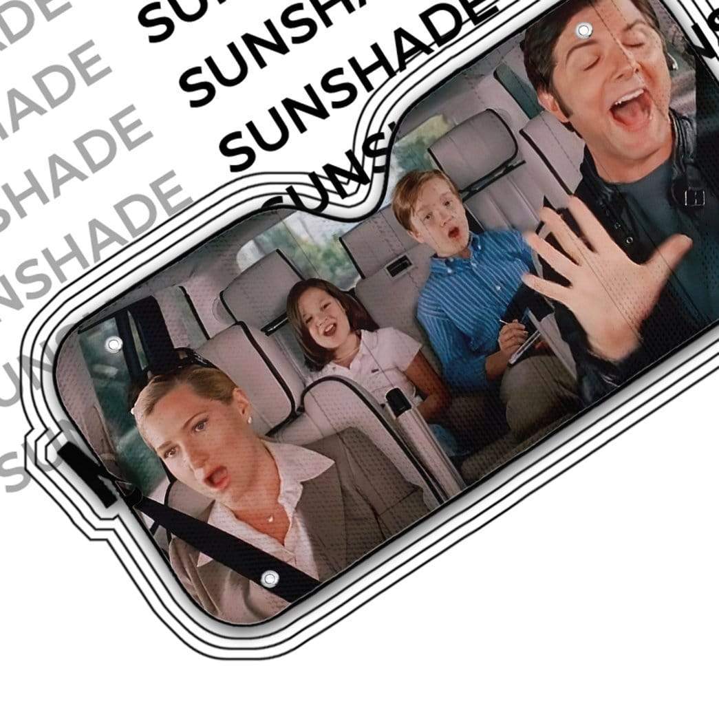 Gearhumans 3D Step Brothers Custom Car Auto Sunshade