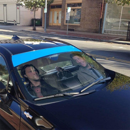 Gearhumans 3D Supernatural Custom Car Auto Sunshade