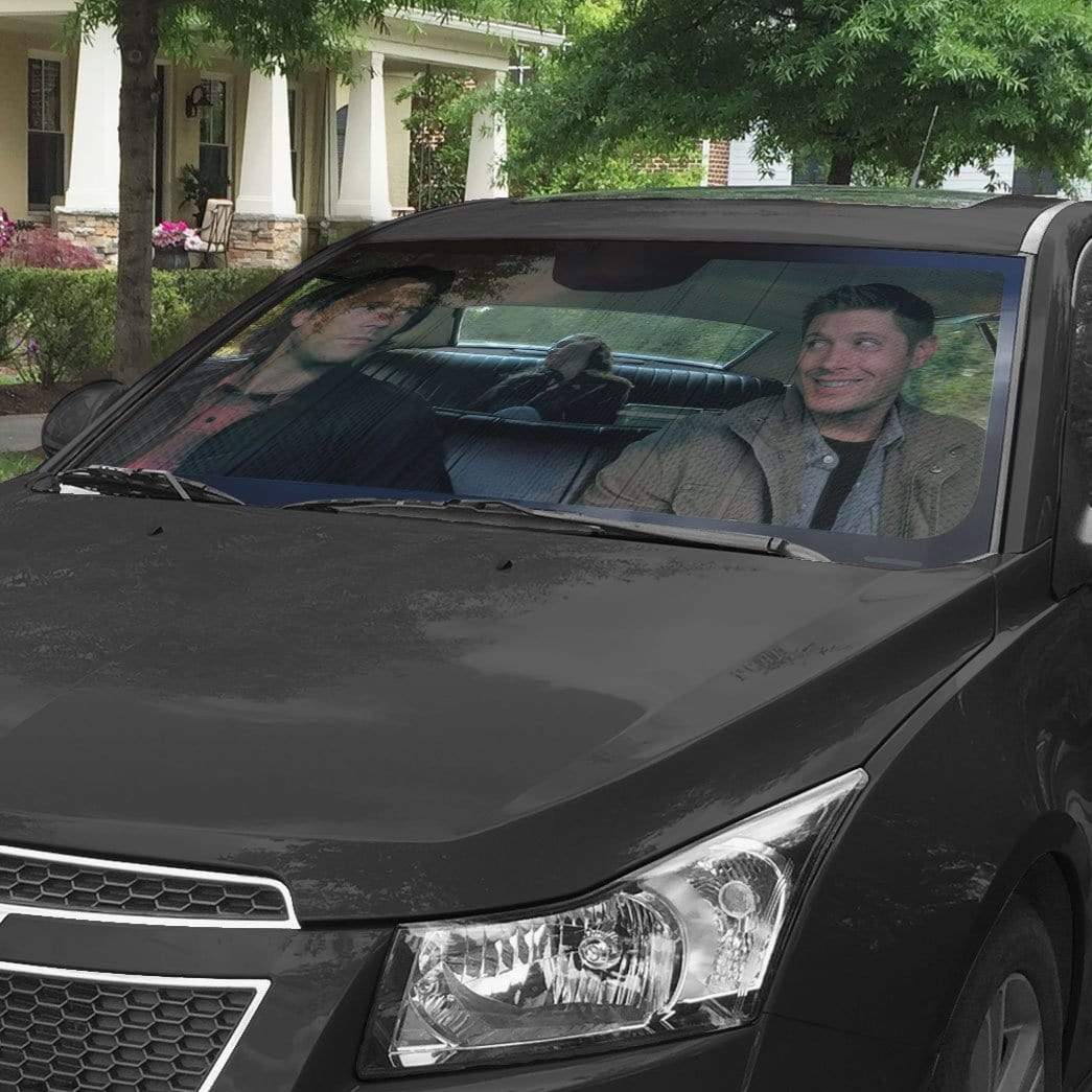 Gearhumans 3D Supernatural Custom Car Auto Sunshade