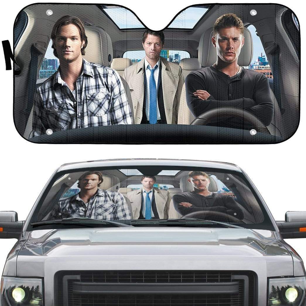 Gearhumans 3D Supernatural SPNTR Custom Car Auto Sunshade