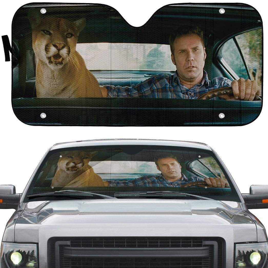 Gearhumans 3D Talladega Nights Cougar Custom Car Auto Sunshade