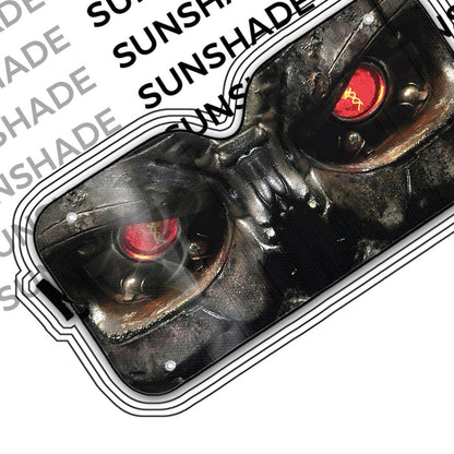 Gearhumans 3D Terminator Custom Auto Car Sunshade