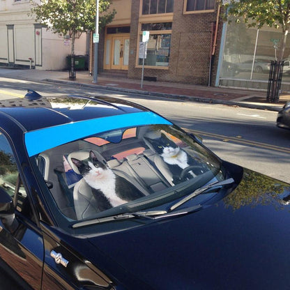 Gearhumans 3D Texudo Cat Auto Car Sunshade