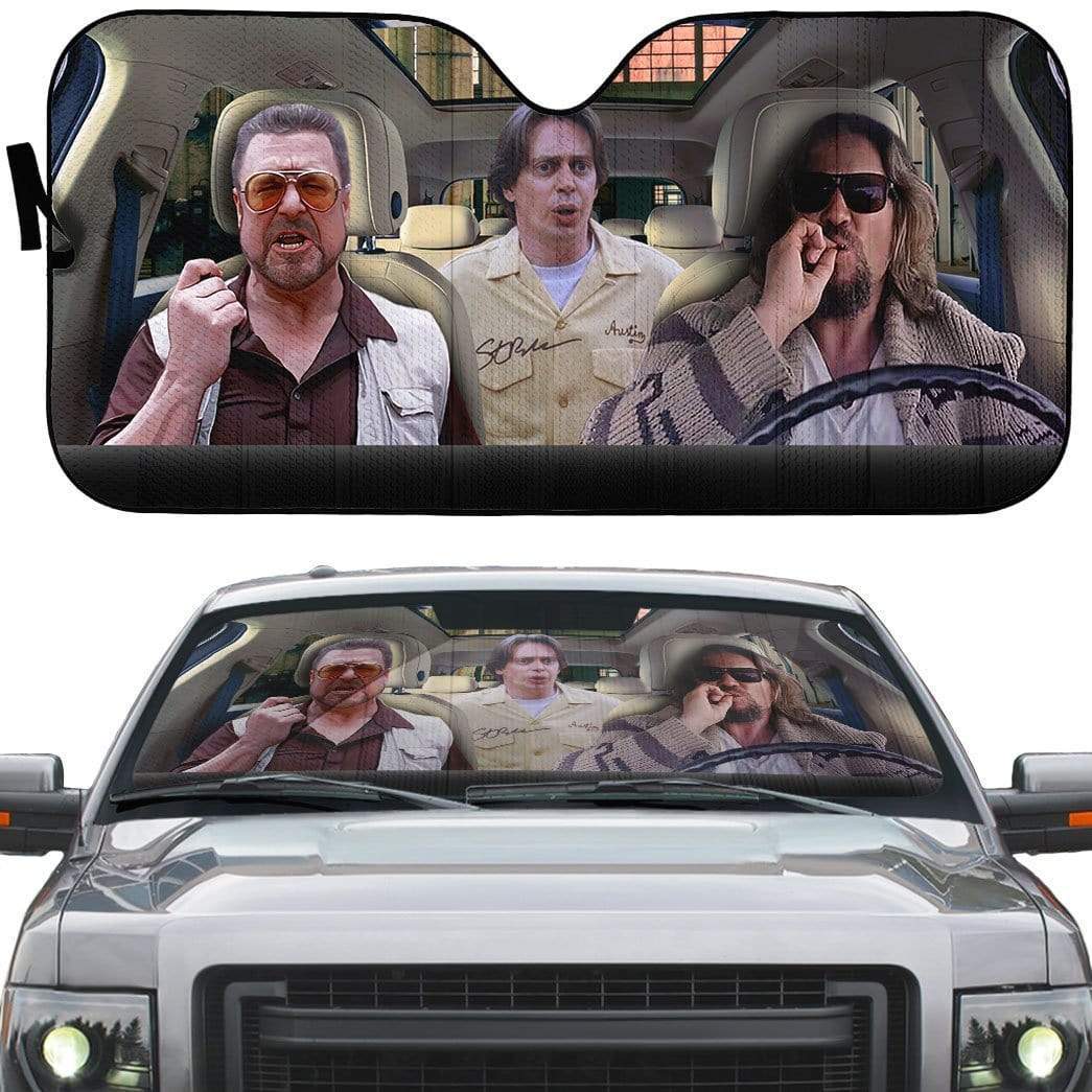 Gearhumans 3D The Big Lebowski Custom Car Auto Sunshade