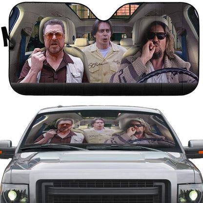 Gearhumans 3D The Big Lebowski Custom Car Auto Sunshade