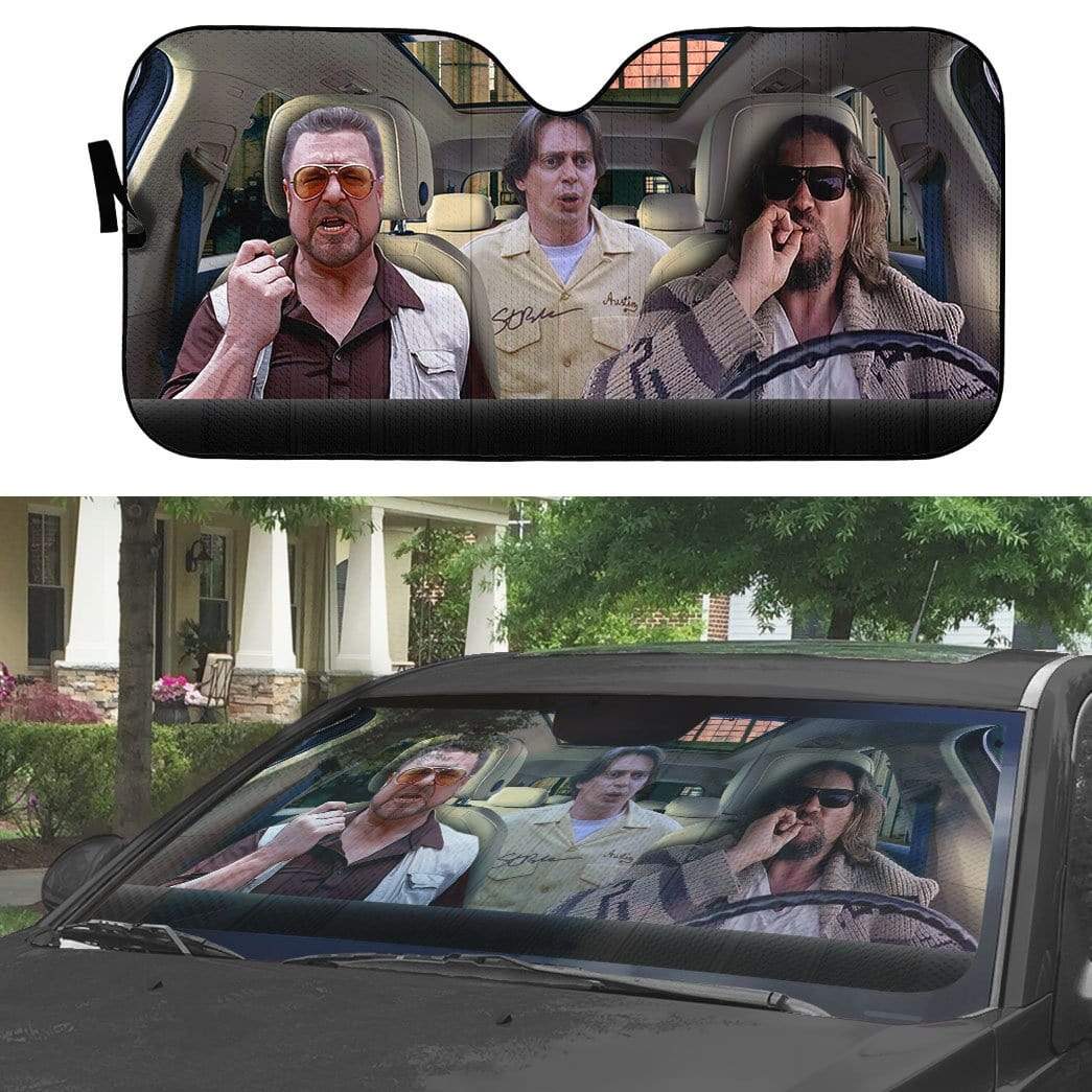 Gearhumans 3D The Big Lebowski Custom Car Auto Sunshade