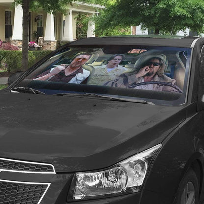 Gearhumans 3D The Big Lebowski Custom Car Auto Sunshade